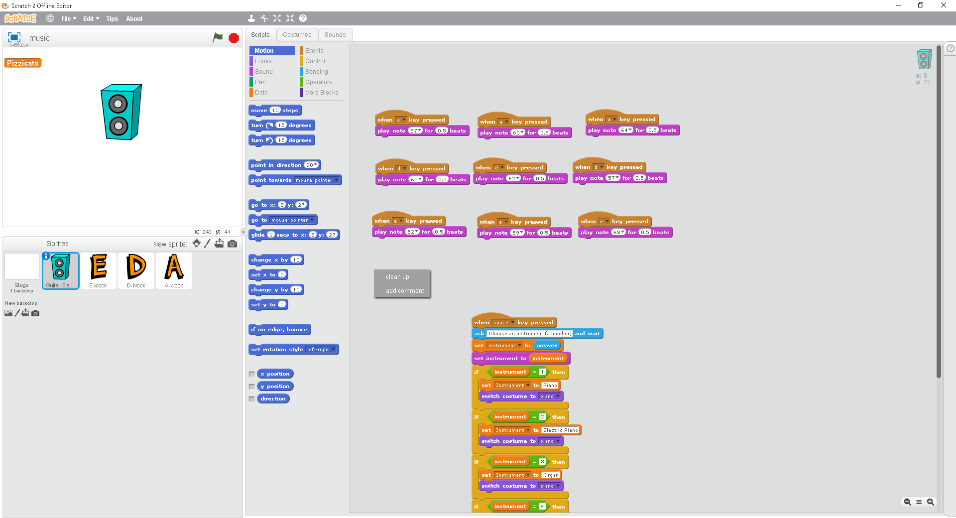 Scratch Entwicklungsumgebung